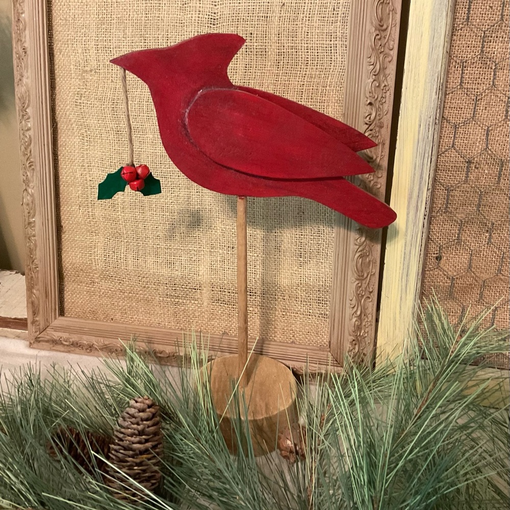 Red Cardinal Holiday Decoration